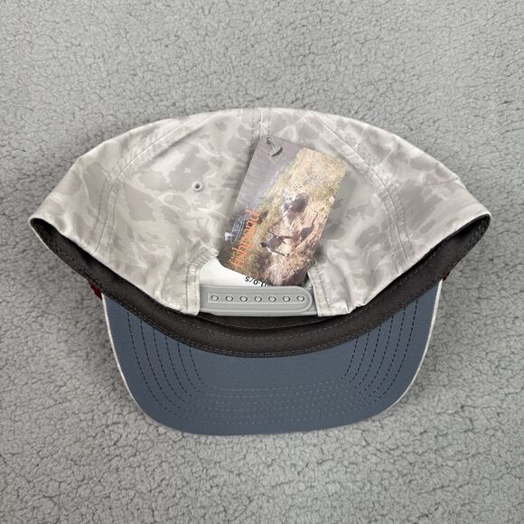 Fishpond Fly Fishing Hat Cap Snap Back Gray Flats Camo Trigger Rope Trucker NWT - Picture 4 of 12